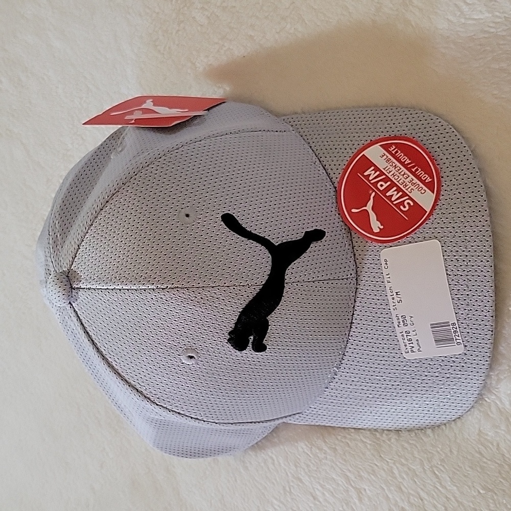 PUMA- EVERCAT MESH STRETCH FIT CAP UNISEX SIZE S/M